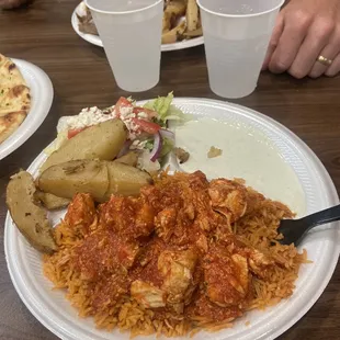 Chicken tikka korma