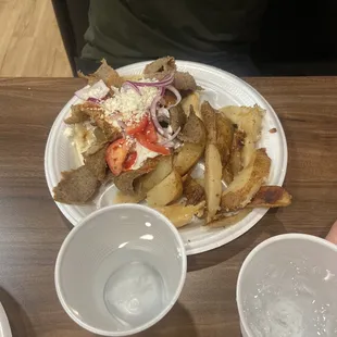 Gyro plate - spicy