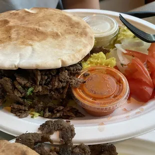 Beef Shawarma Plate