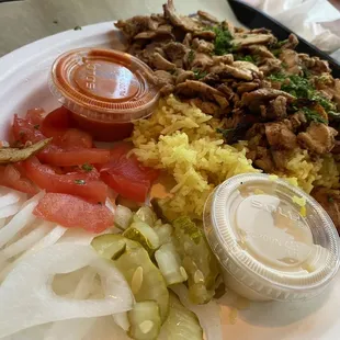 Chicken Shawarma Plate