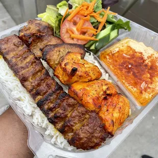 Combo Kabob. Lunch 6/9/2023