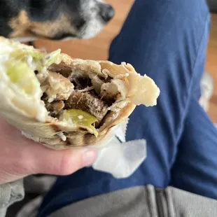 Chicken Shawarma sandwich