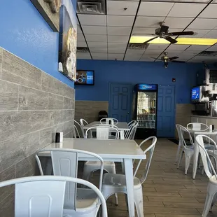 the interior of a pita restaurant