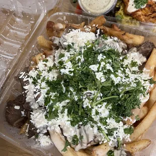 Beef Shawarma Fries - SO good!