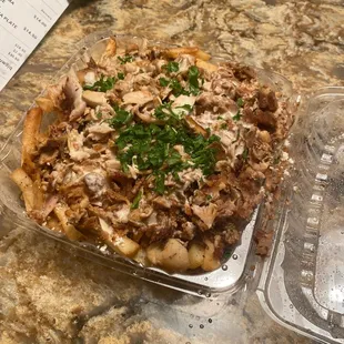 CHICKEN SHAWARMA POUTINE