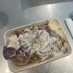 Chicken shawarma bowl