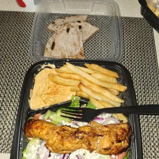 Chicken Kabob Plate