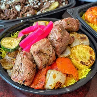 Lamb Kabob Plate