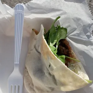 My delicious lamb gyro!!!