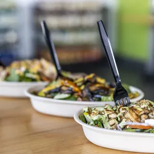 Grilled Chicken Salad with Jalapeño ranch from PIta Fusion.
