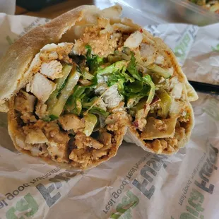 Chicken pita
