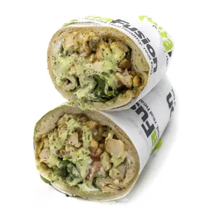 Grilled Chicken PIta with extra jalapeño ranch