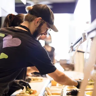 Busy Front Line at Pita Fusion Round Rock, TX