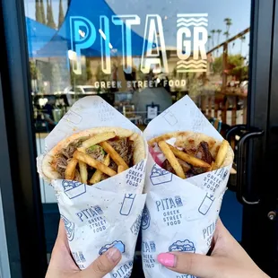 Lamb Pita &amp; Pork Pita