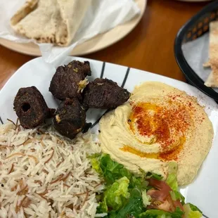 Lamb Kabob Platter