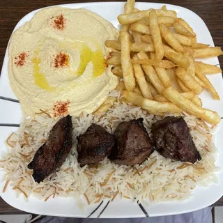 Beef Kabob Platter