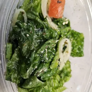 Greek salad $3.50 with combo