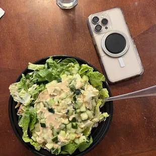 "Large" chicken shawarma bowl.