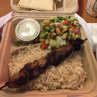 Beef Kebab Plate