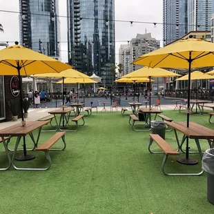 Next to Pickle Ball courts