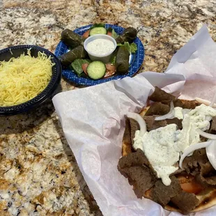 DOLMAS ( 6 PCS) RICE GYROS PITA