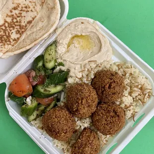 Falafel Plate (Vegan)