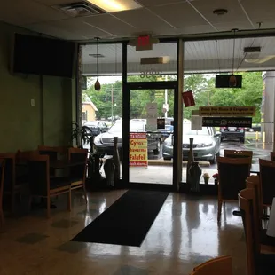 Looking towards front of store.