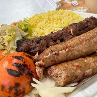 Beef and Chicken Kafta Combo