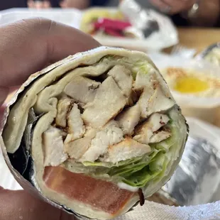 Chicken Kabob Wrap