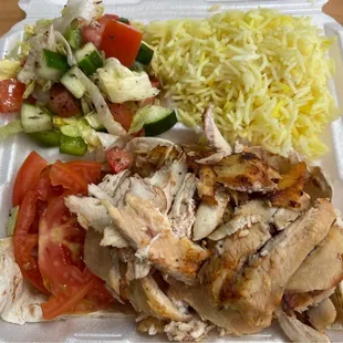 Chicken Shawarma Plate