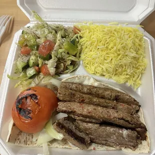Chicken Kafta Plate