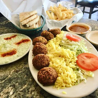 Vegetarian Falafel Plate