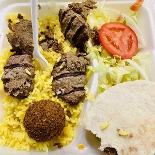 KIDS- Kefta Kabob (ground beef)