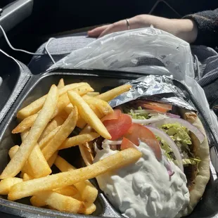 Gyro and fries special