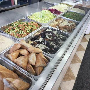 a variety of food items