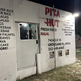 Outside of restaurant