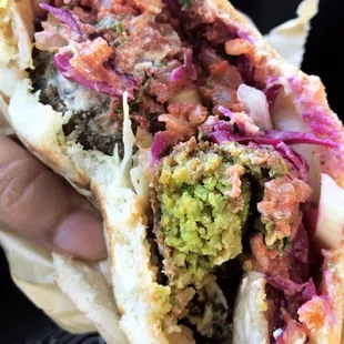 Falafel sandwich