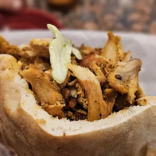 Spicy Chicken Shawarma Sandwich