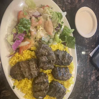 Lamb Kabob Entree