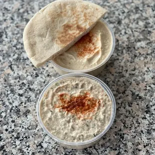 Hummus &amp; baba ghanoush