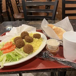 Falafel plate