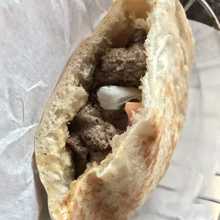 Beef Shish Kabob Sandwich