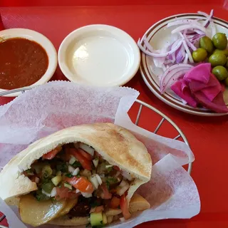 Jerusalem Style Falafel Sandwich