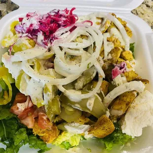 Chicken Shawarma Salad