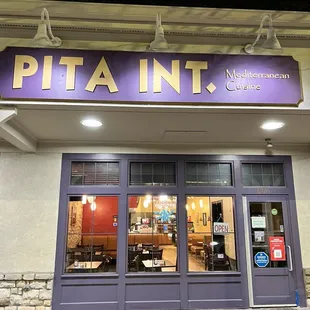 View from the parking lot