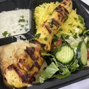 Chicken Kebab Plate