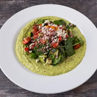 Organic Red Quinoa with Cilantro Jalapeno Hummus