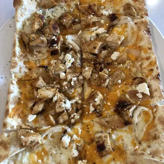 Glazed Chicken Lavash Pizza