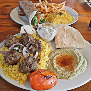 Lamb Kabob Plate