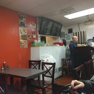 Menu with interior!